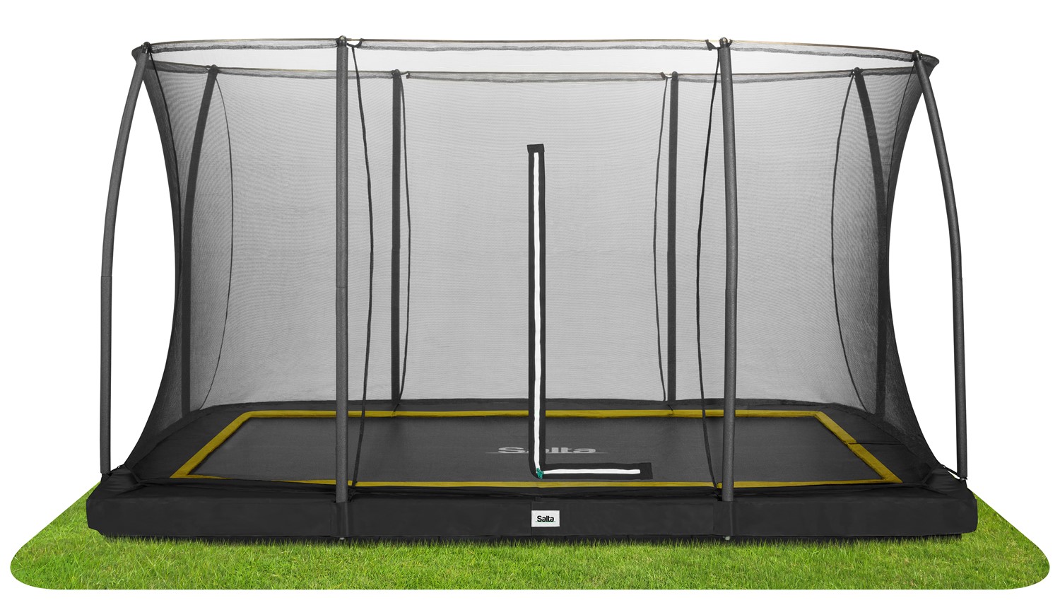 Salta - Comfort Edition Ground Trampoline met Veiligheidsnet - 366 x 244 cm - Zwart