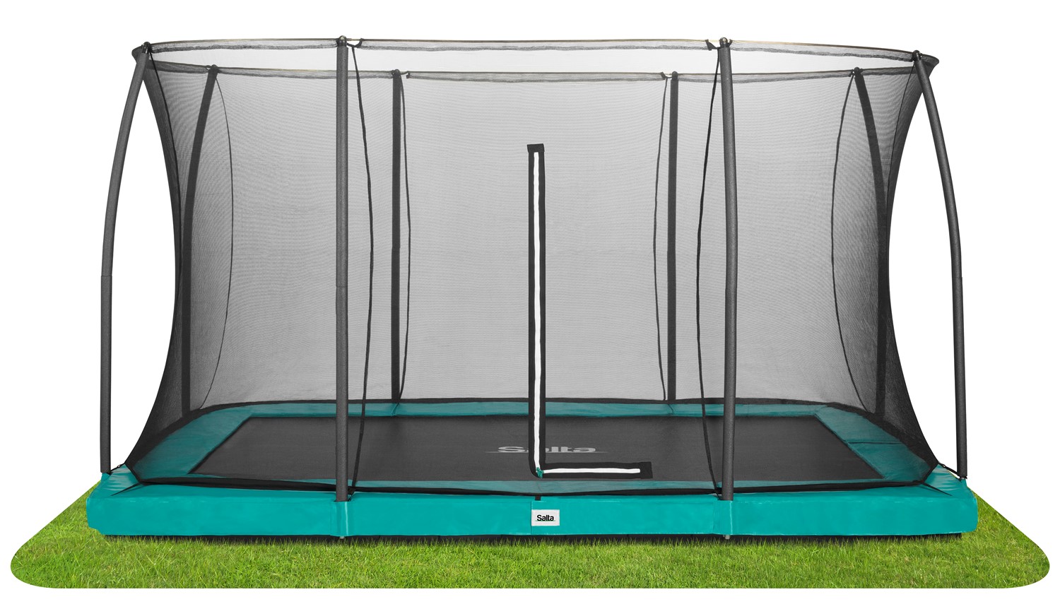 Salta - Comfort Edition Ground Trampoline met Veiligheidsnet - 244 x 366 cm - Groen