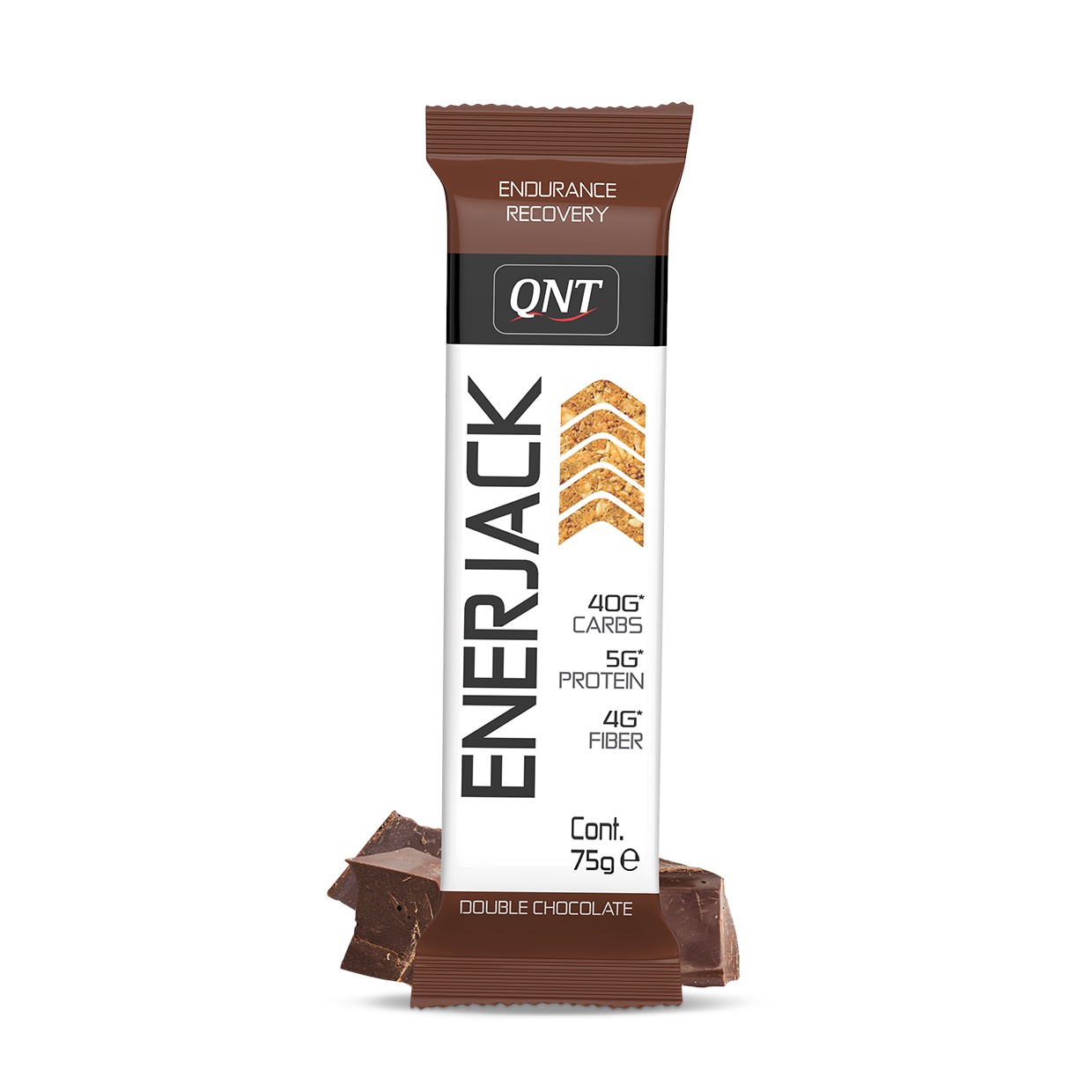 QNT Enerjack Energiereep - 12 x 75 gr - Double Chocolate