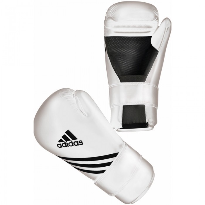 Adidas Semi Contact Gloves - Bokshandschoenen - Wit - S