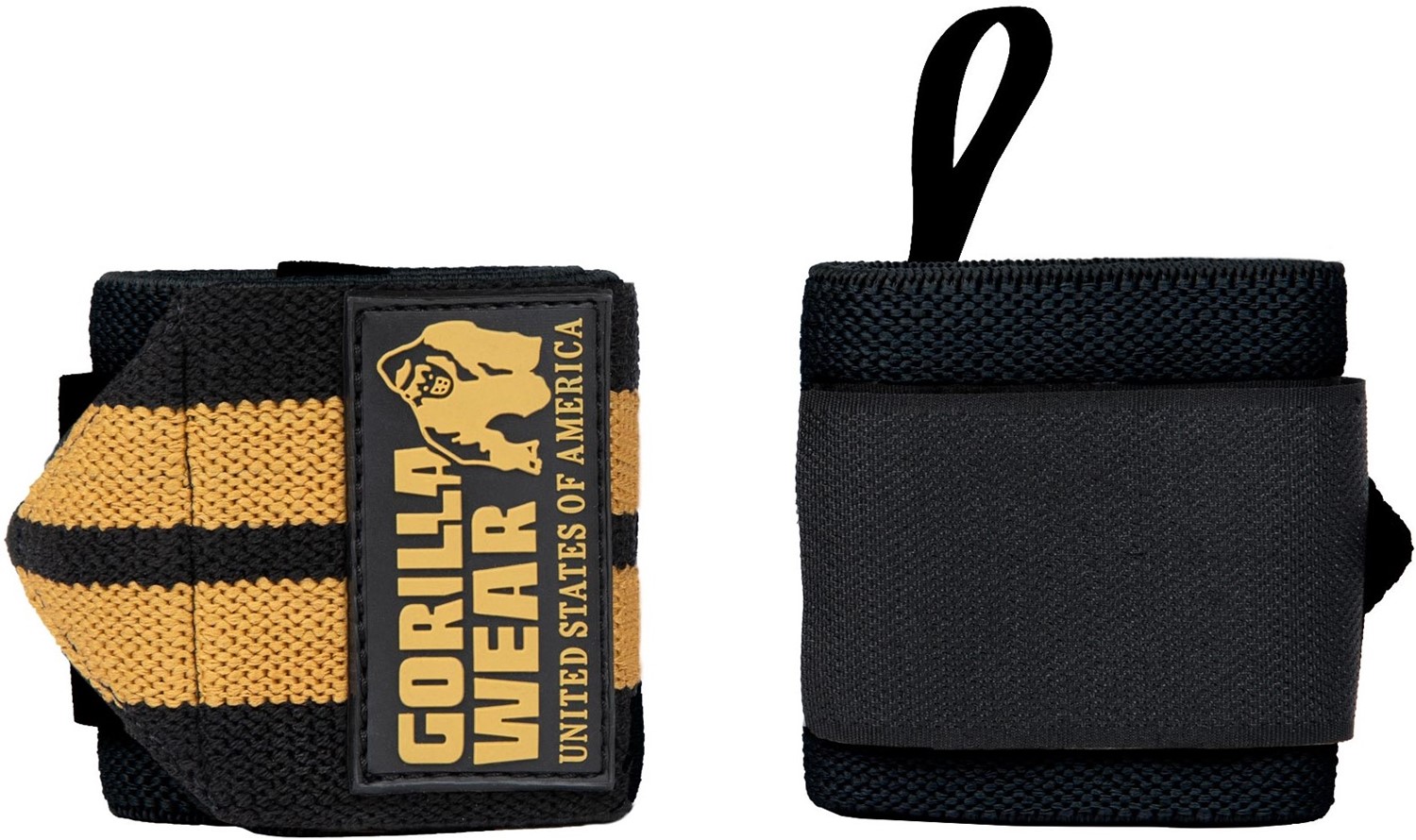 Gorilla Wear Wrist Wraps Pro - Zwart / Goud