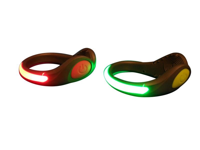 Tunturi LED shoe clip - Rood