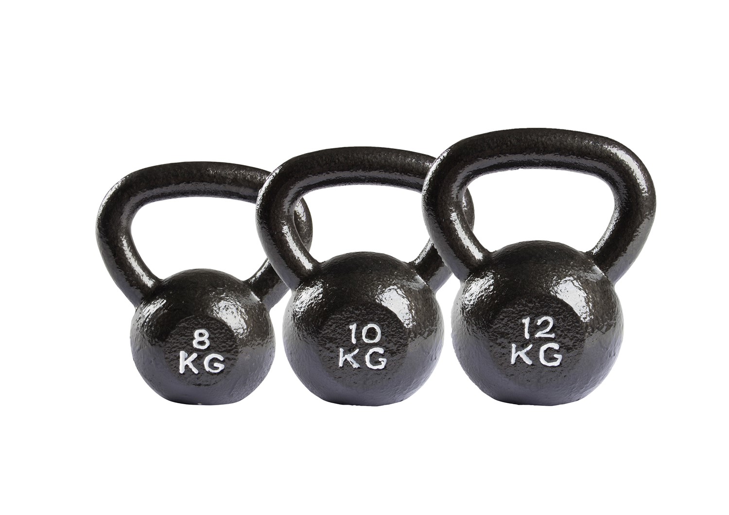 VirtuFit Kettlebell Set Gietijzer 8-10-12 kg