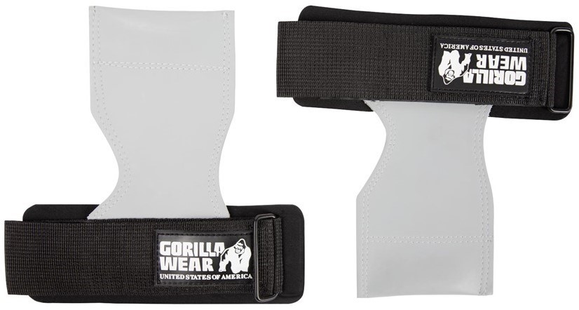 Gorilla Wear Lifting Grips - Zwart / Wit