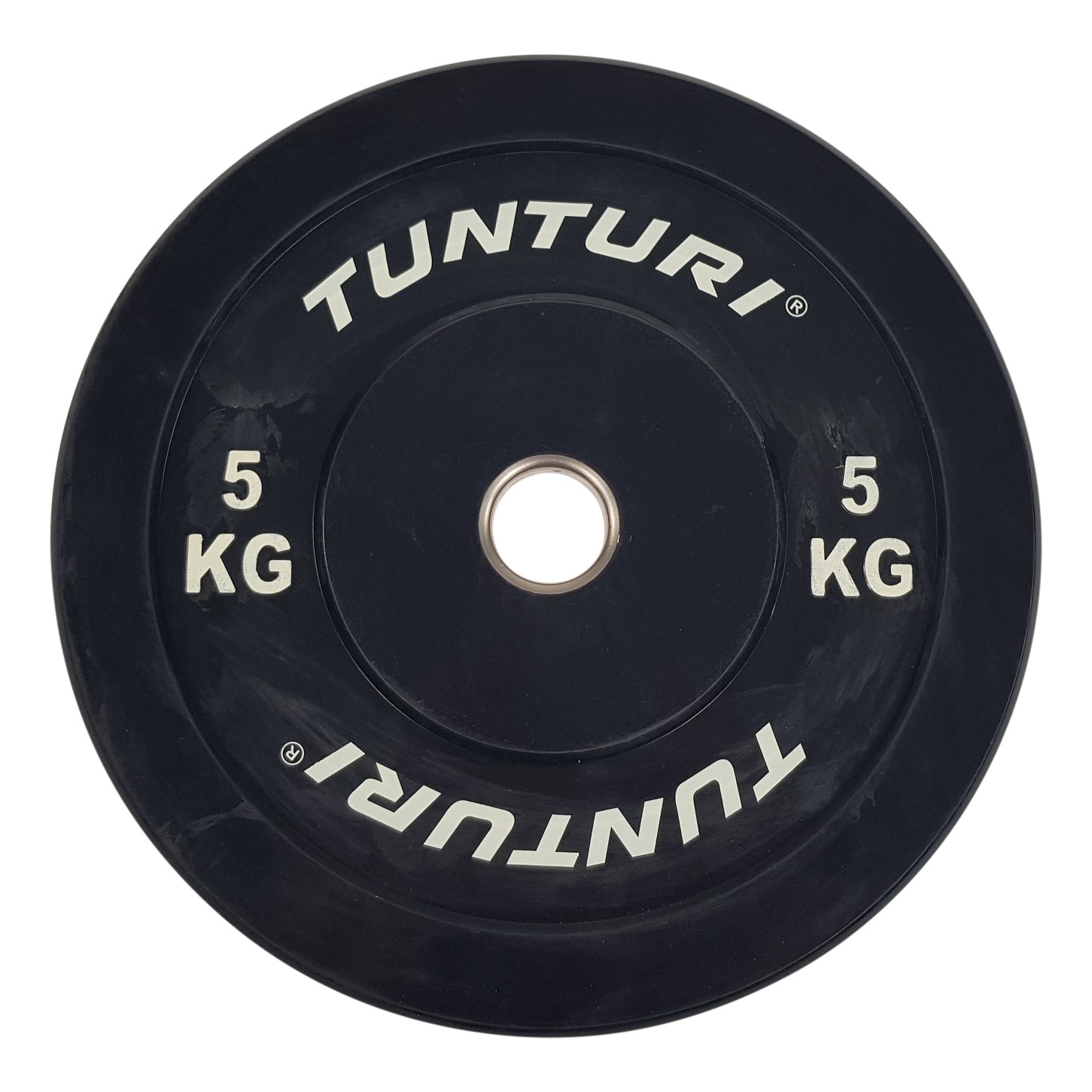 Tunturi Bumper Plate - Halterschijf - Zwart - 5 kg