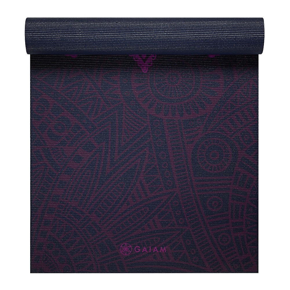 Gaiam Yoga Mat - 6 mm - Plum Sundial