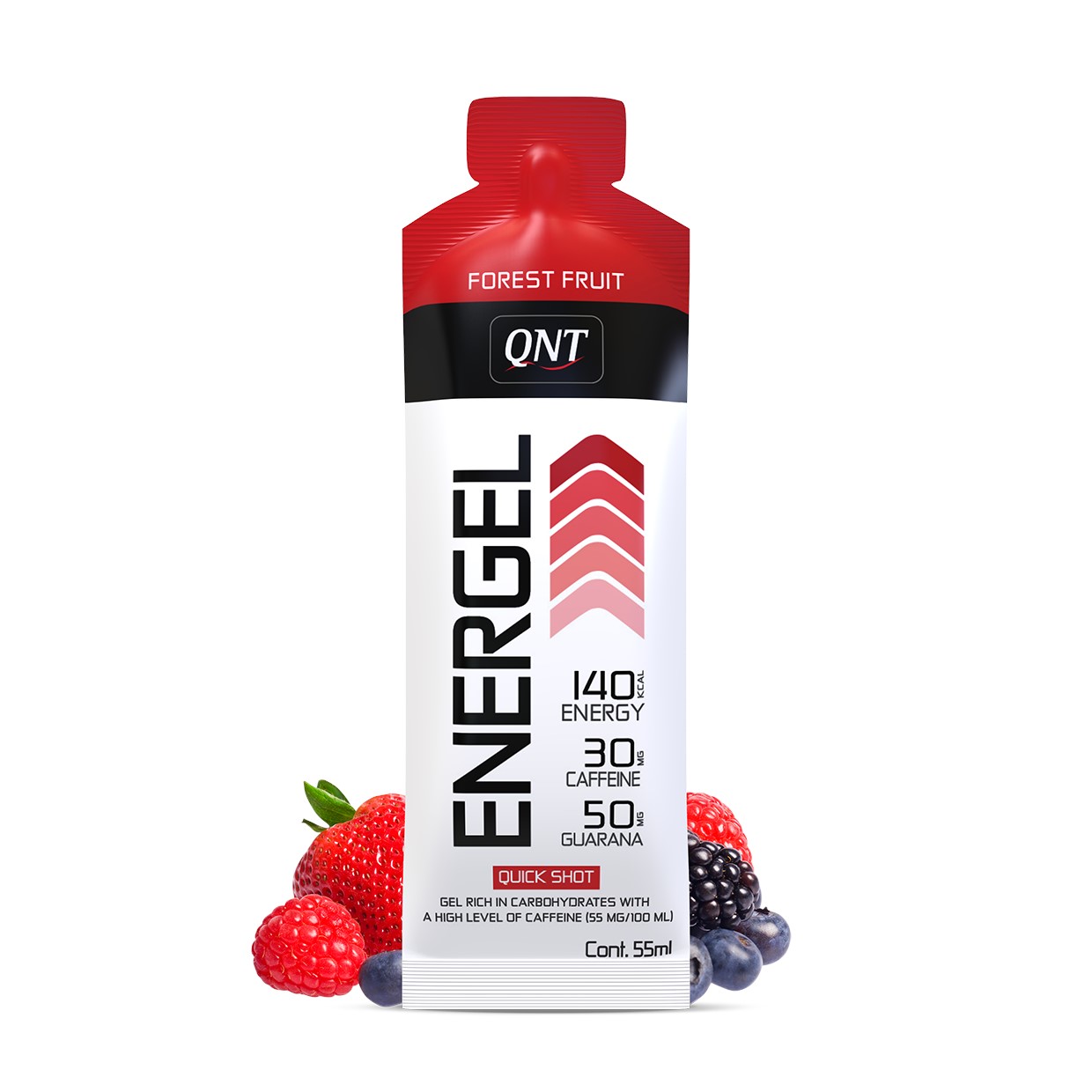 QNT Energel - Energy Gel - 25 x 55 ml - Forest Fruits