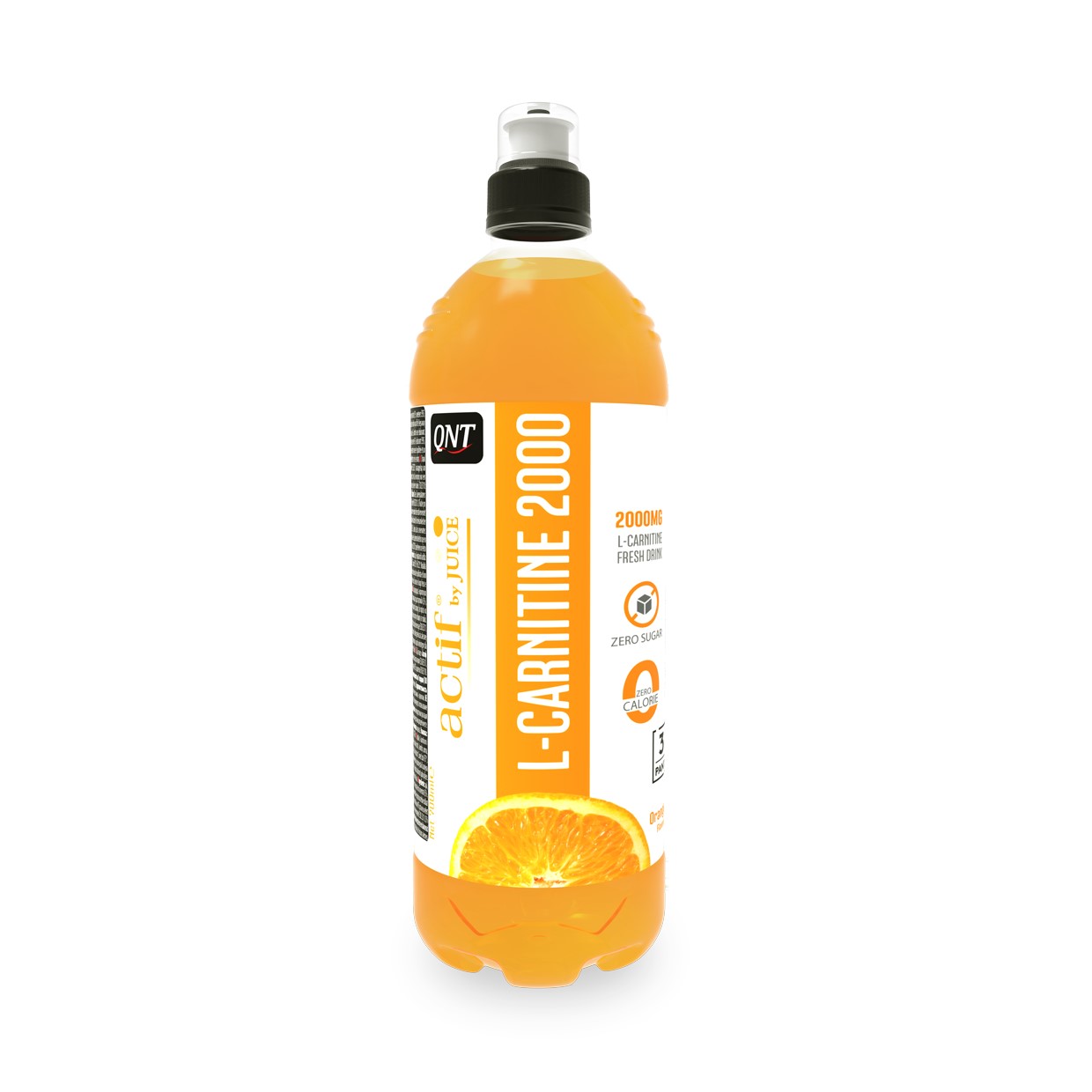 QNT L-Carnitine Sportdrank - 2000 mg - 24 x 700 ml - Orange