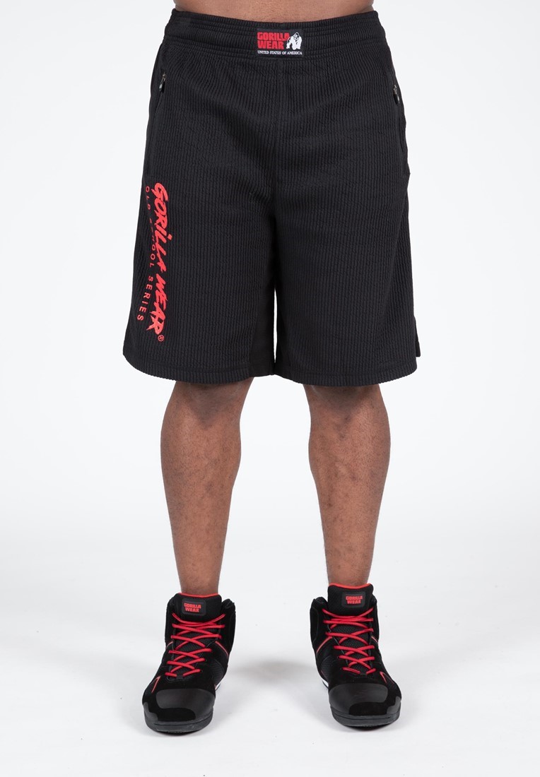 Augustine Old School Shorts - Black/Red