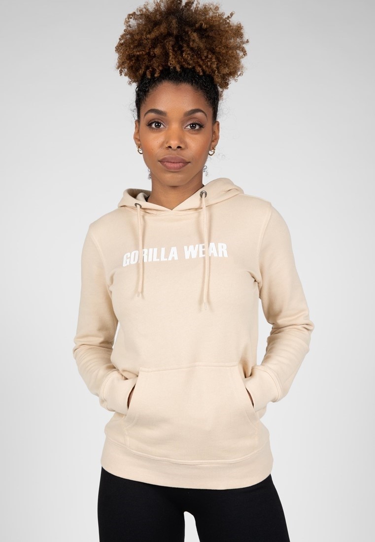 Gorilla Wear Charlotte Hoodie - Beige - XS