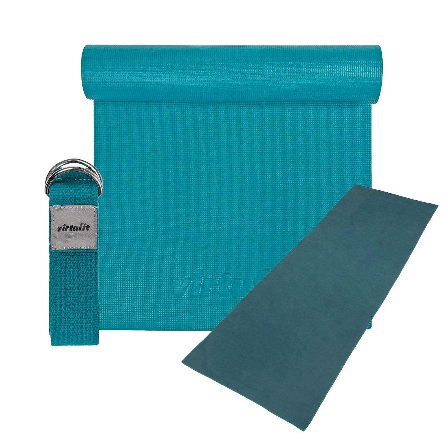 VirtuFit Premium Yoga Kit - 3-Delig - Ocean Green