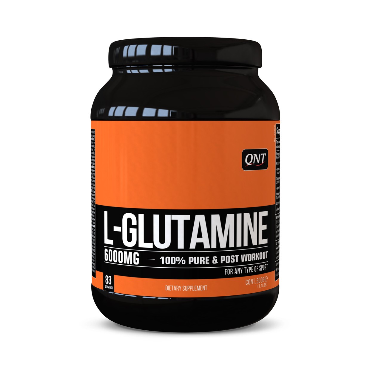 QNT L-Glutamine Poeder - 500 gr