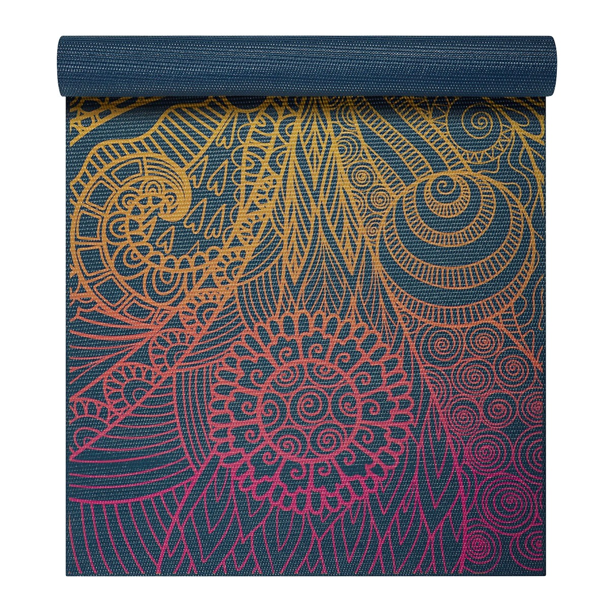 Gaiam Yoga Mat - 4 mm - Vivid Zest