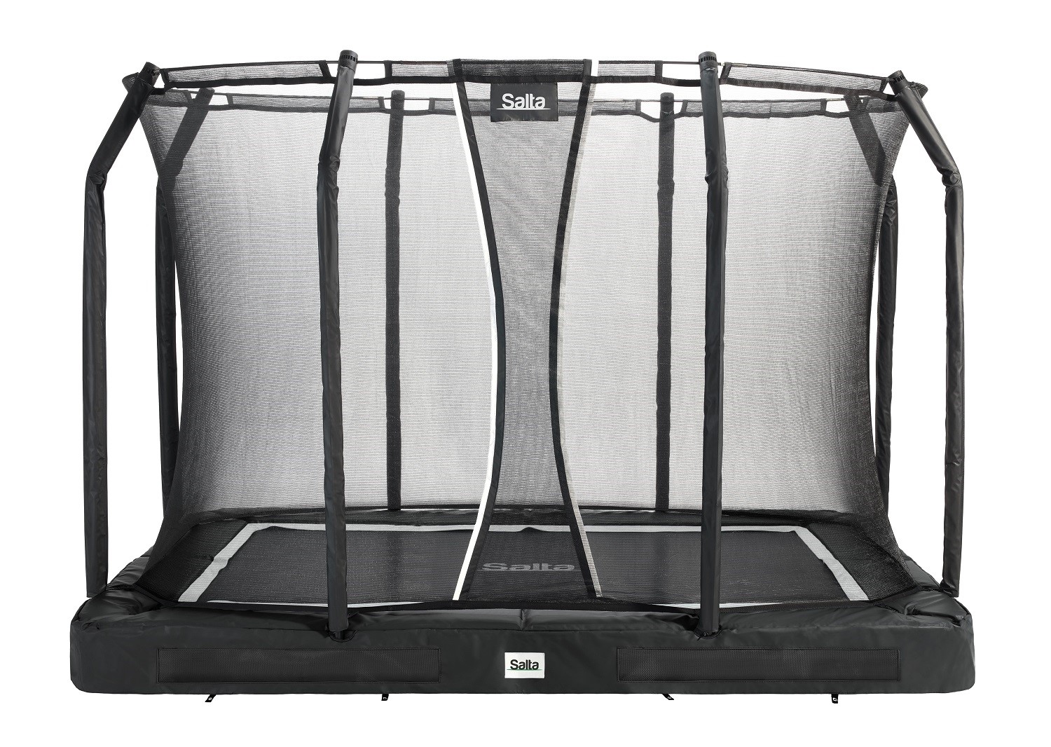 Salta Premium Ground Trampoline met Veiligheidsnet - 305 x 214 cm - Zwart