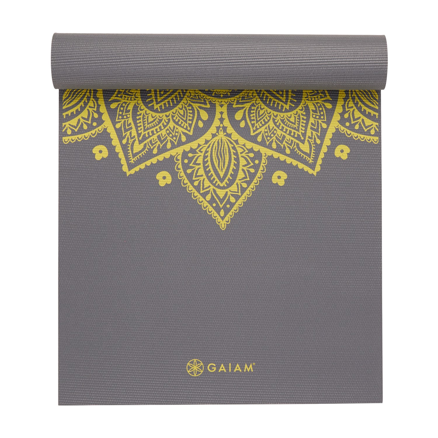 Gaiam Yoga Mat - 6 mm - Citron Sundial