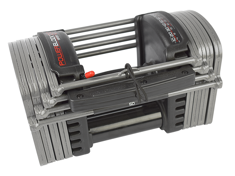 PowerBlock Sport EXP Set 5-50 - Verstelbare dumbbellset - 2,2 tot 22,7 kg - Tweedekans