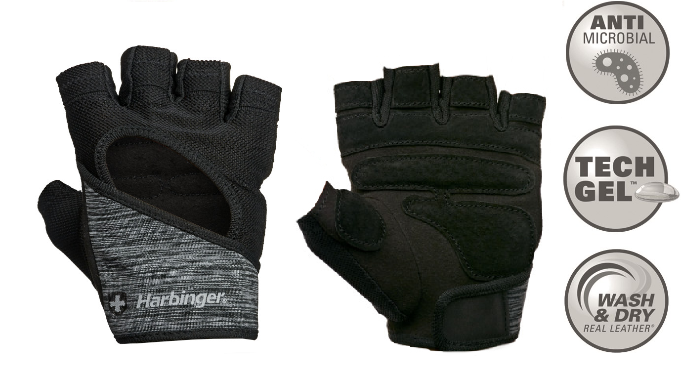 Harbinger Women's FlexFit Fitness Handschoenen - Zwart - L