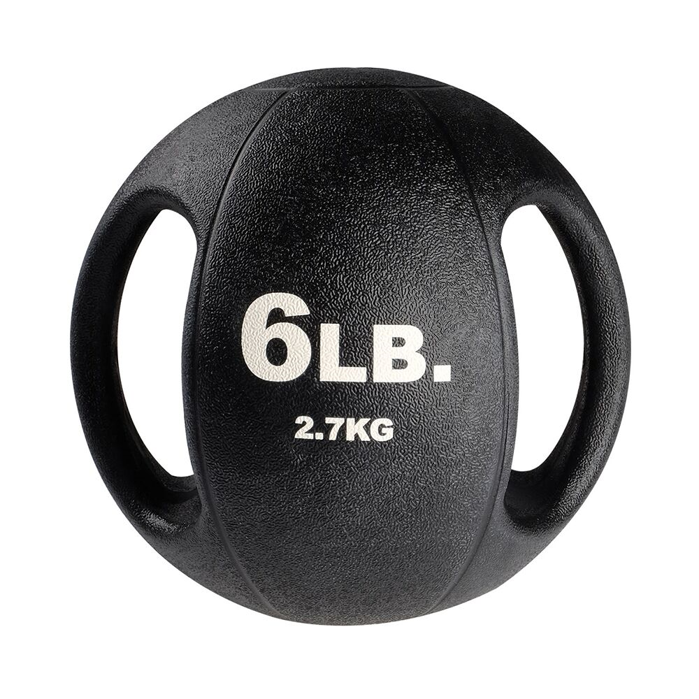 Body-Solid Dual-Grip Medicine Ball - Medicijnbal met Handvaten - 2,7 kg