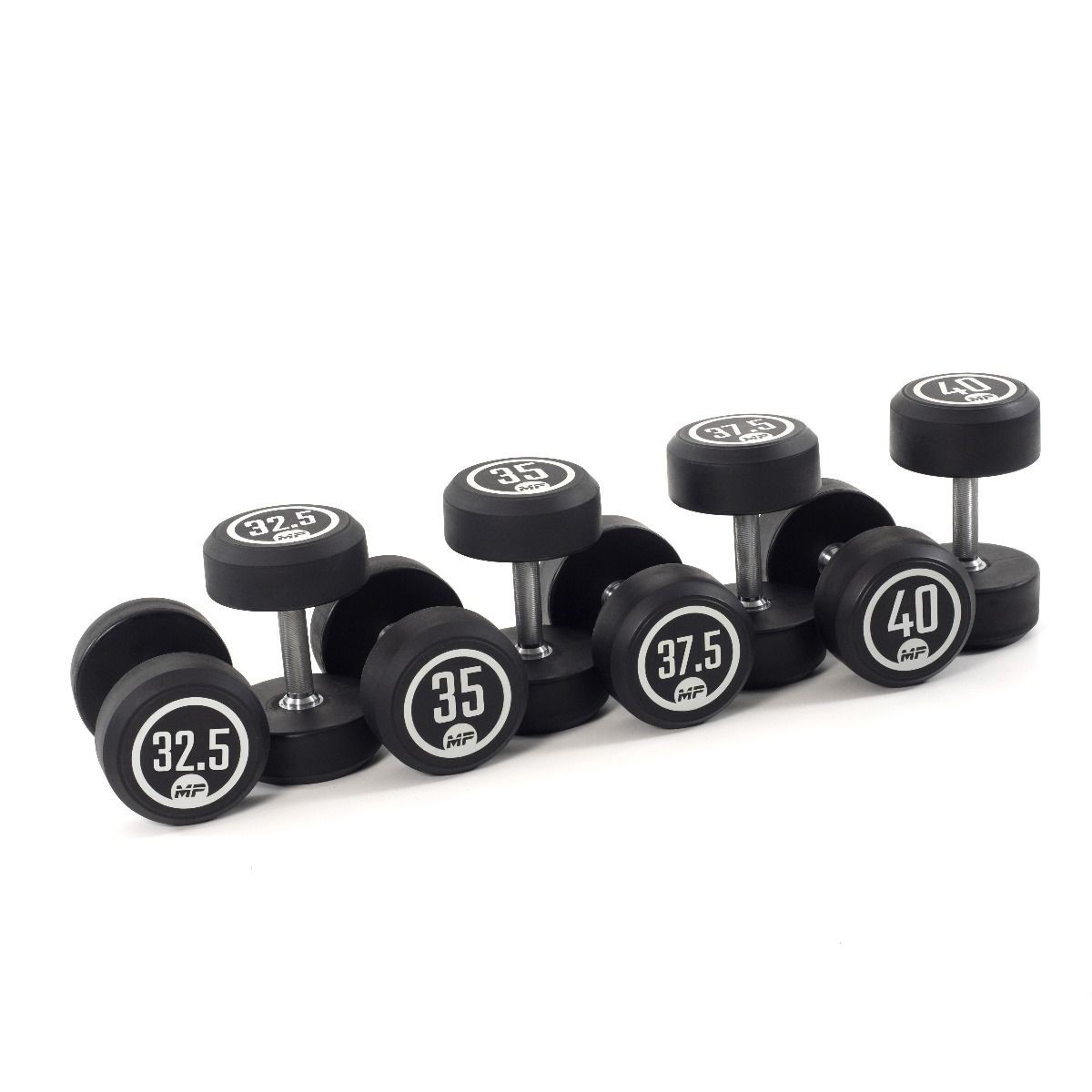 Muscle Power Dumbbell - 32,5 - 40 kg - set van 8