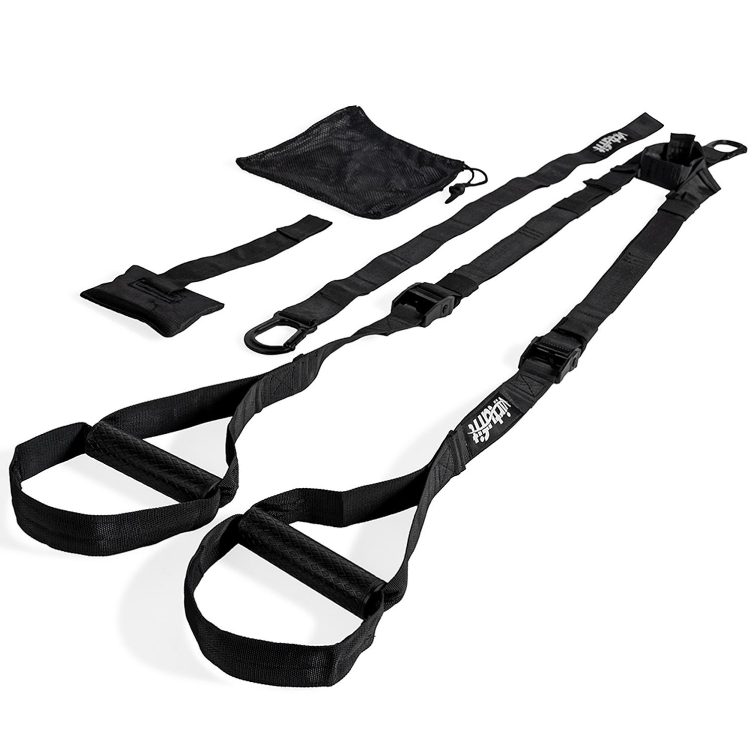 VirtuFit Suspension Trainer Pro met Opbergtas - Zwart