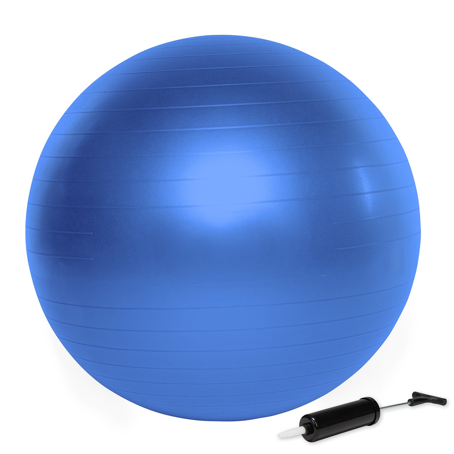 VirtuFit Anti-Burst Fitnessball Pro - Gymbal - Swiss Bal - met Pomp - Blauw - 65 cm