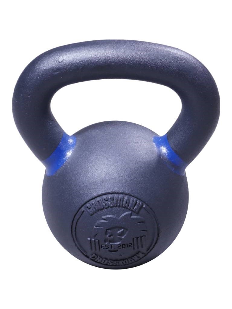 Lifemaxx Crossmaxx Kettlebell - Gietijzer met Poedercoating - 12 kg