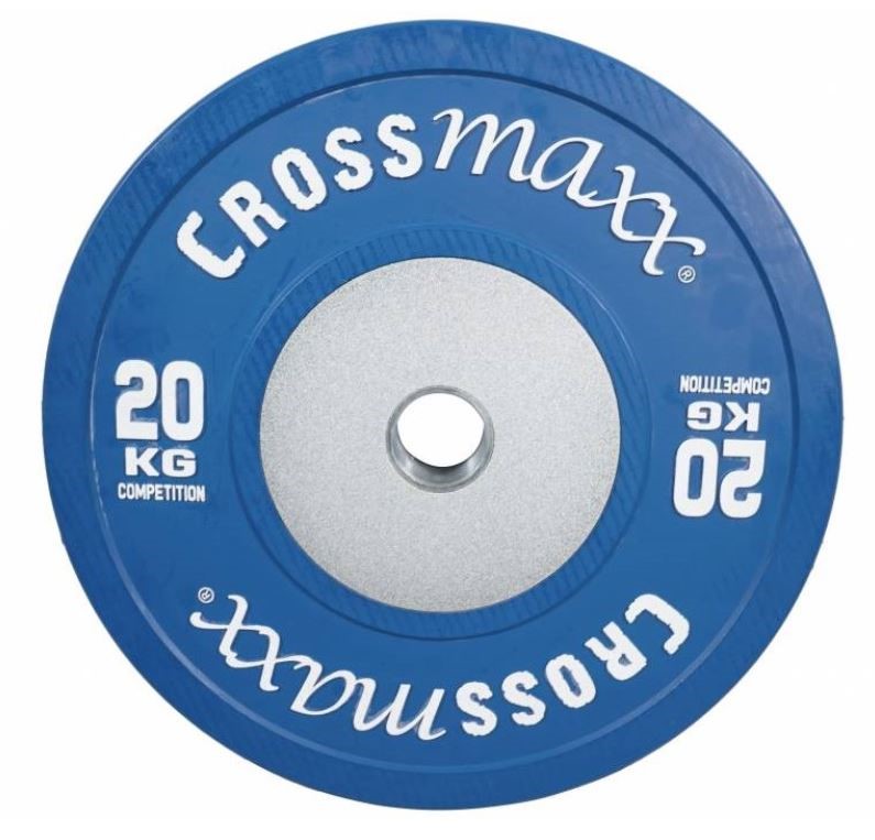 Lifemaxx Crossmaxx Competition Bumper Plate - Halterschijf - 50 mm - 20 kg