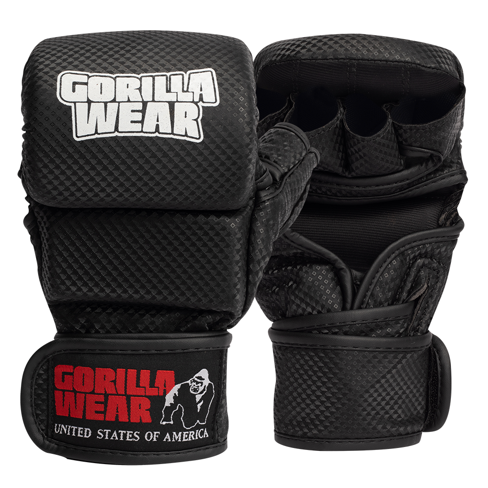 Gorilla Wear Ely MMA Bokshandschoenen - Zwart/Wit