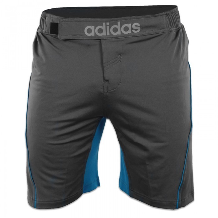 Adidas Training MMA Short Grijs Blauw - L