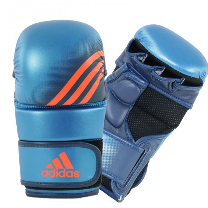 Adidas Training Grappling Handschoenen Blauw - L