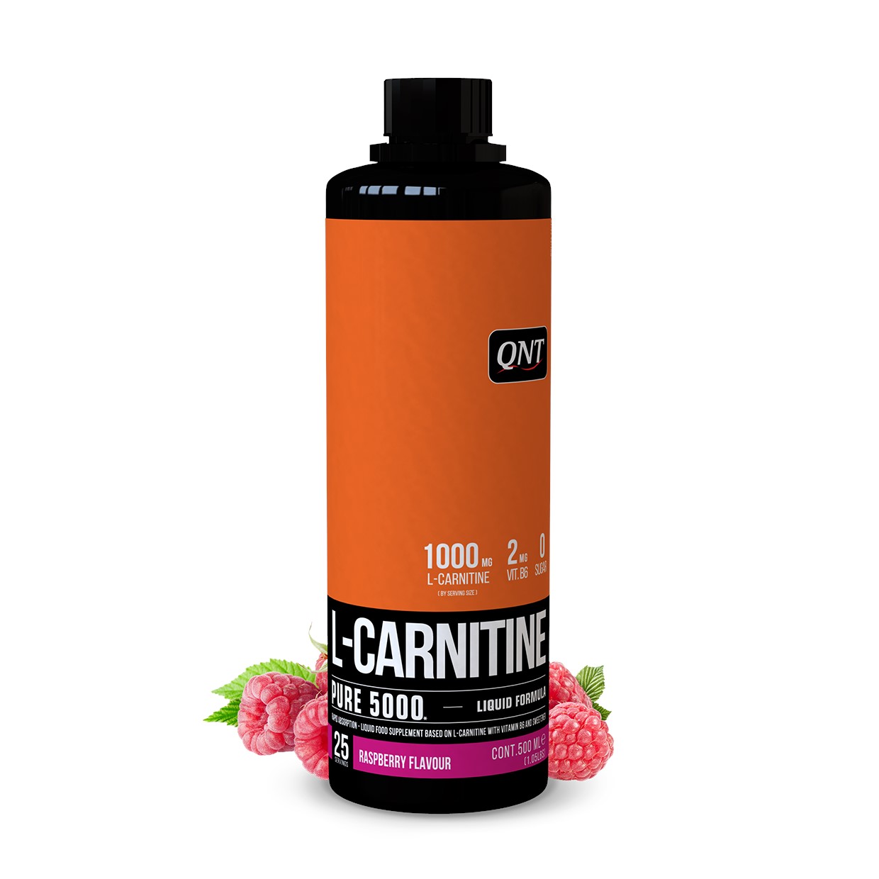 QNT L-Carnitine Liquid - 500 ml - Raspberry