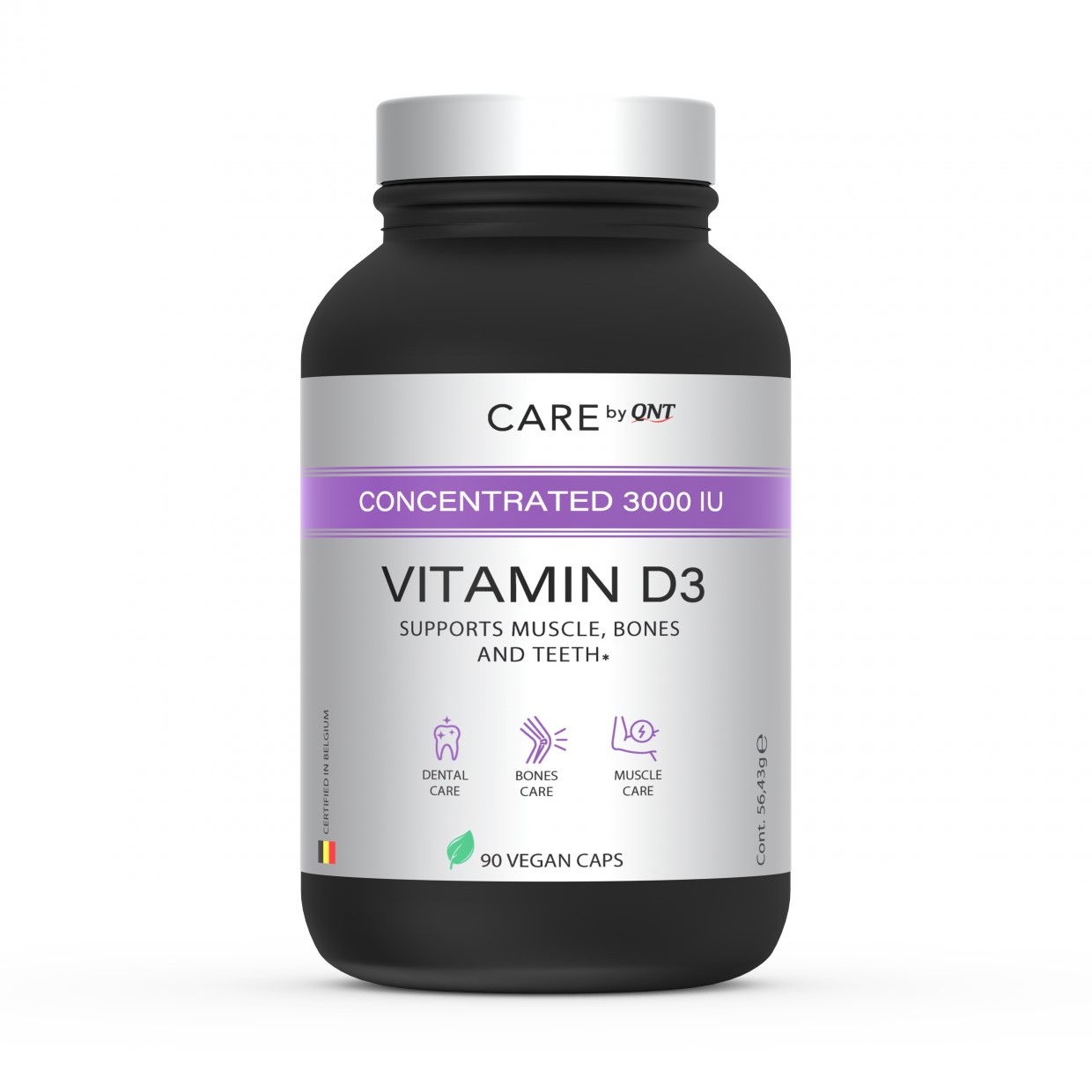 QNT Care Vitamin D3 - 90 Vegan Capsules