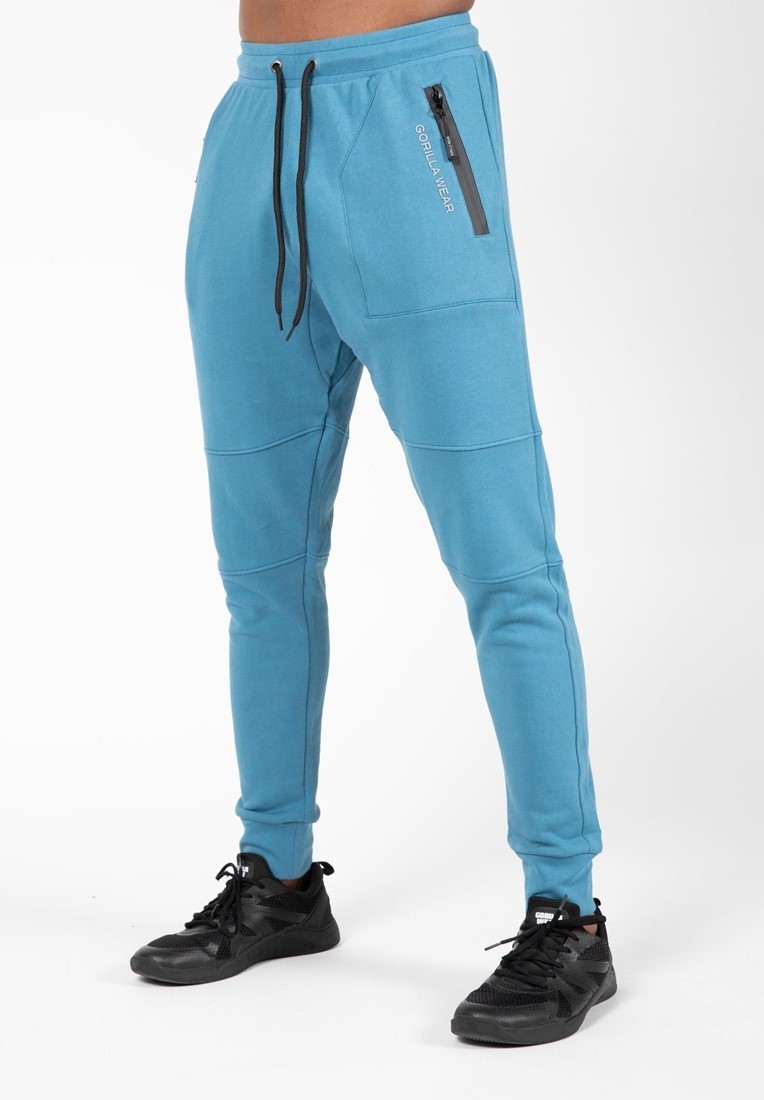 Gorilla Wear Newark Trainingsbroek - Blauw - L