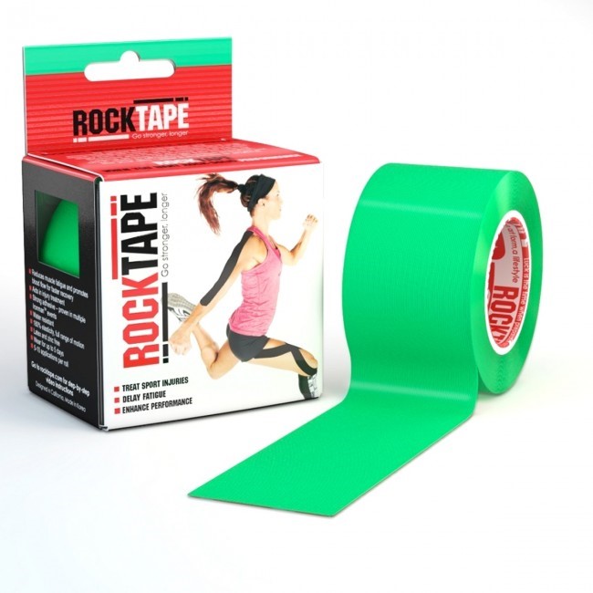 RockTape Classic Kinesiotape - Sporttape - 5 cm x 5 m - Groen