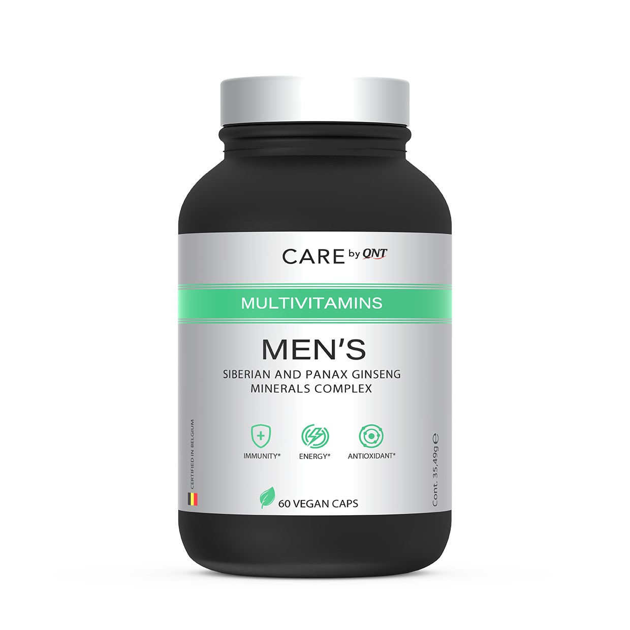 QNT Care Men's Multivitamins - 60 Vegan Capsules