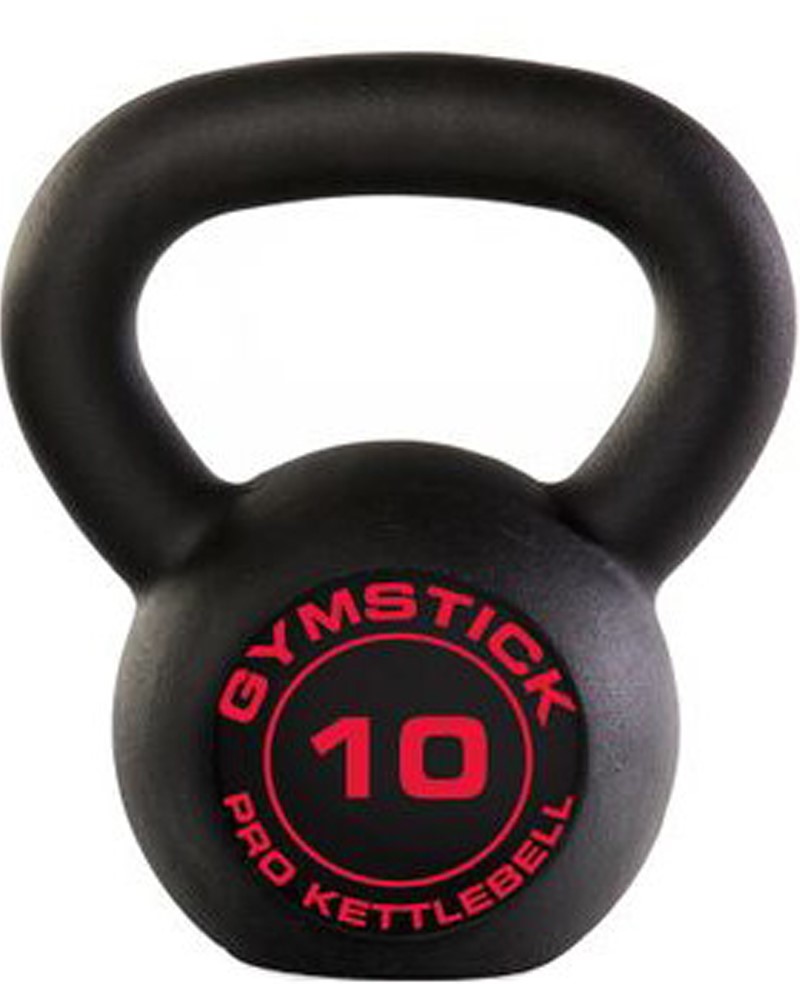 Gymstick Pro Kettlebell - Zwart - Met Online Trainingsvideo's - 10 kg