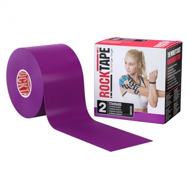 RockTape Classic Kinesiotape - Sporttape - 5 cm x 5 m - Paars