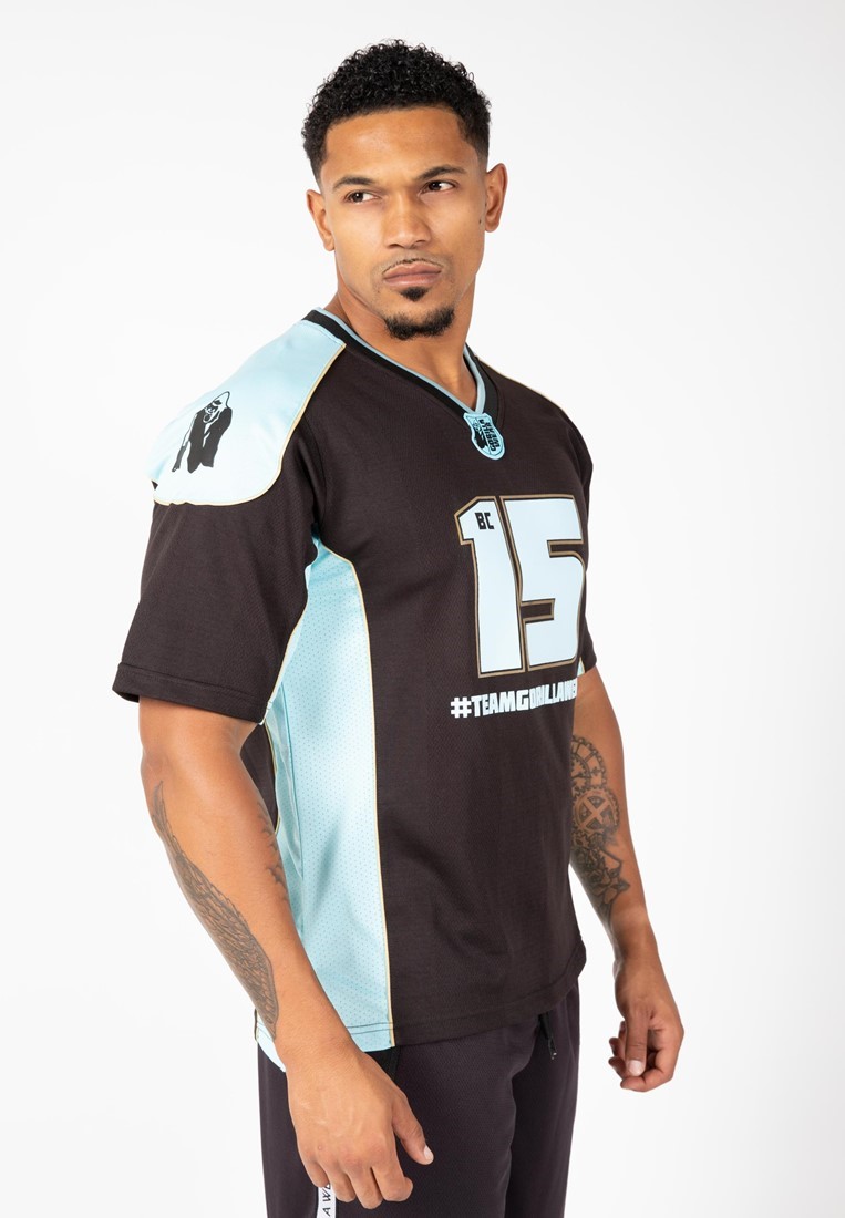 Athlete T-shirt 2.0 - Brandon Curry - Black/Light Blue