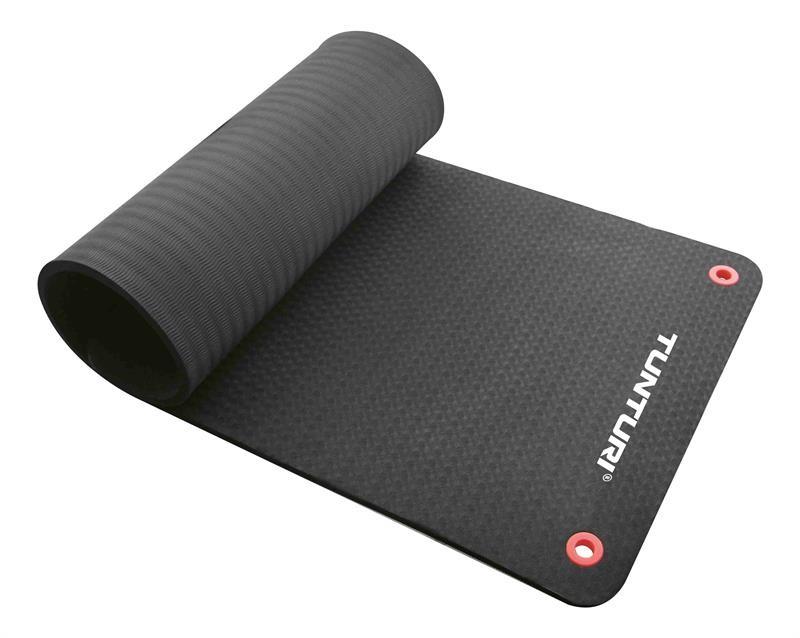 Tunturi Fitnessmat Pro - Yogamat - 140 x 60 cm - Zwart