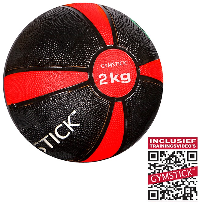 Gymstick Medicijnbal - Met trainingsvideo's - 2 kg