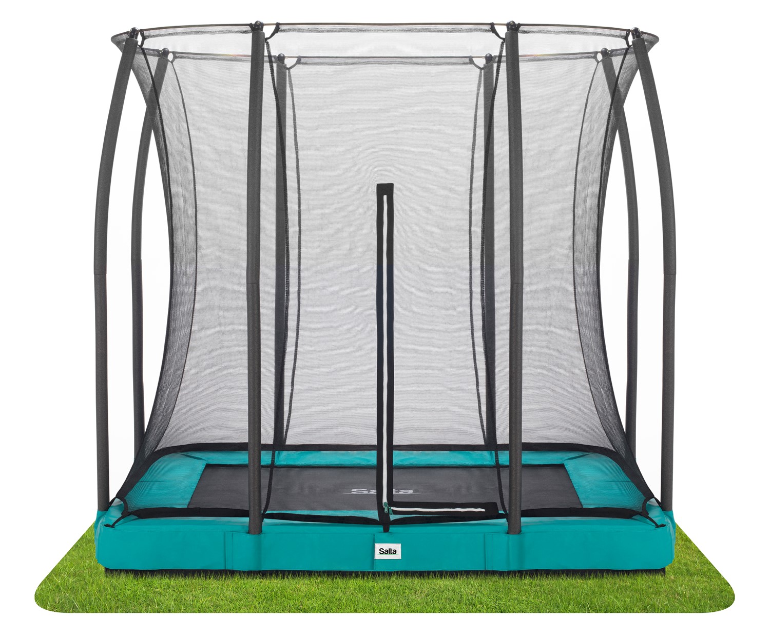 Salta - Comfort Edition Ground Trampoline met Veiligheidsnet - 153 x 214 cm - Groen