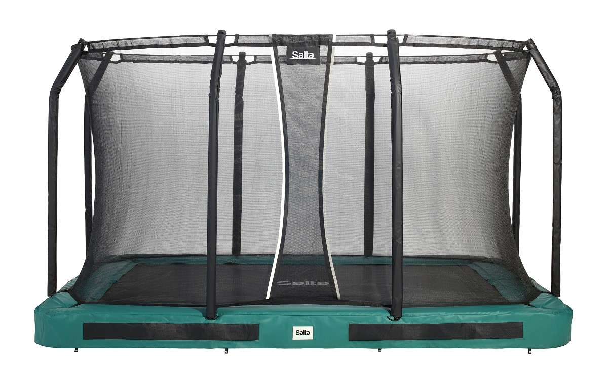 Salta Premium Ground Trampoline met Veiligheidsnet - 366 x 244 cm - Groen