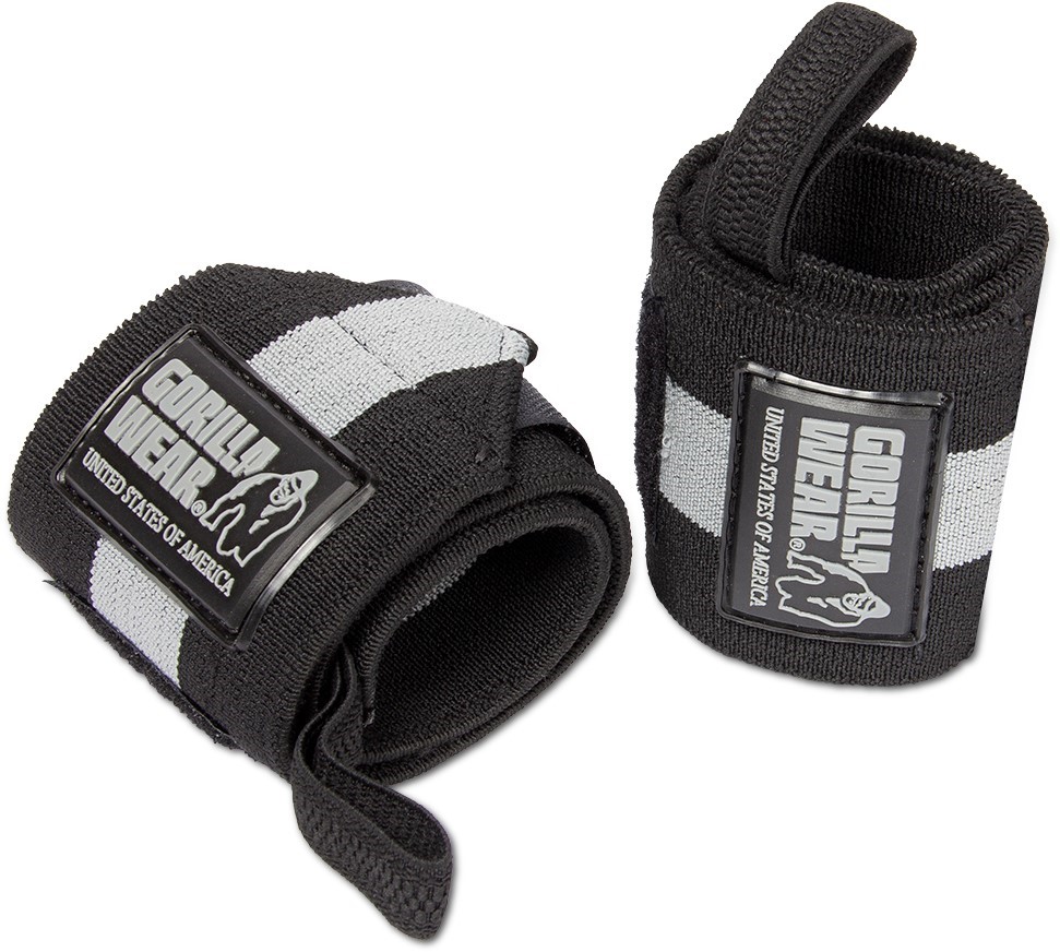 Gorilla Wear Wrist Wraps Ultra - Zwart/Grijs