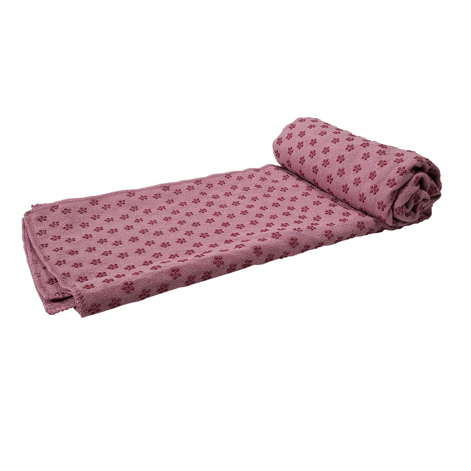 Tunturi Siliconen Yoga Handdoek - 183 x 67 cm - Roze