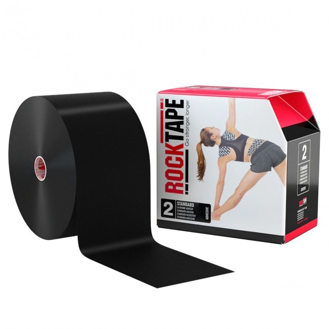 RockTape Classic Kinesiotape - Sporttape - 10 cm x 32 m - Zwart