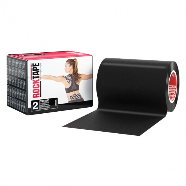 RockTape Classic Kinesiotape - Sporttape - 10 cm x 5 m - Zwart