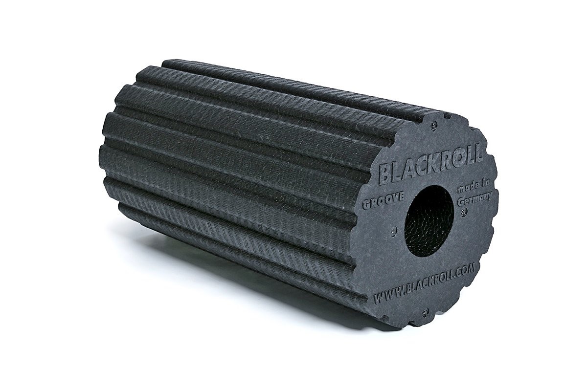 Blackroll Standard Groove Foam Roller - 30 cm - Zwart