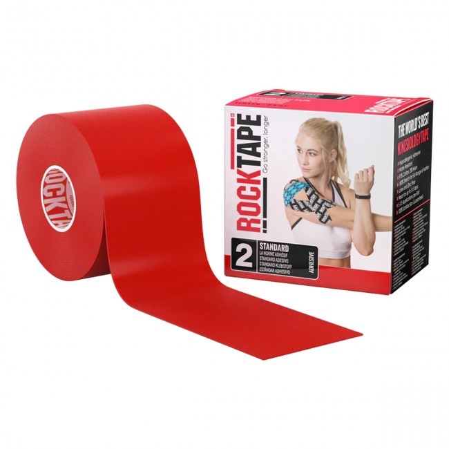 RockTape Classic Kinesiotape - Sporttape - 5 cm x 5 m - Rood