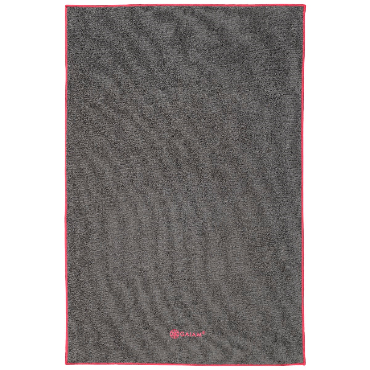 Gaiam Hand Towel Yogahanddoek - Grijs / Roze