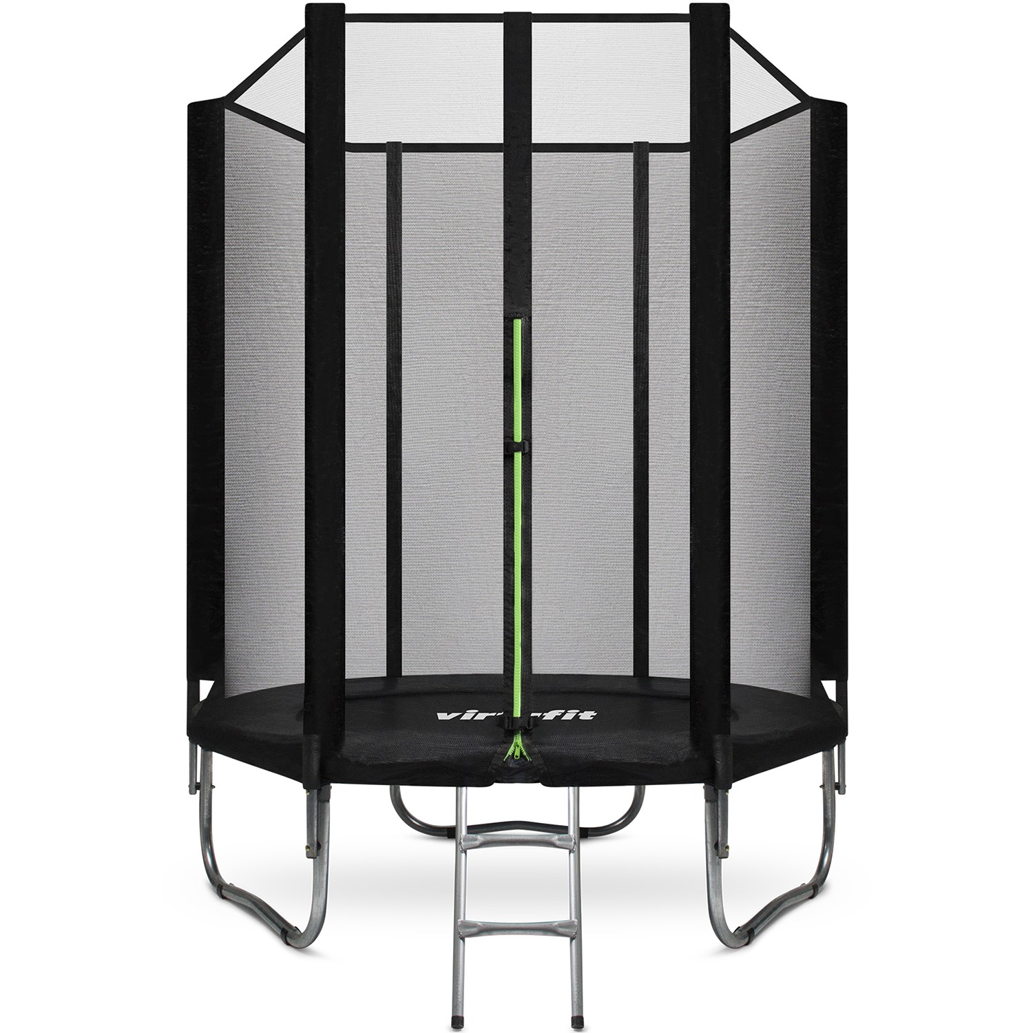 VirtuFit Trampoline met Veiligheidsnet - Zwart - 183 cm